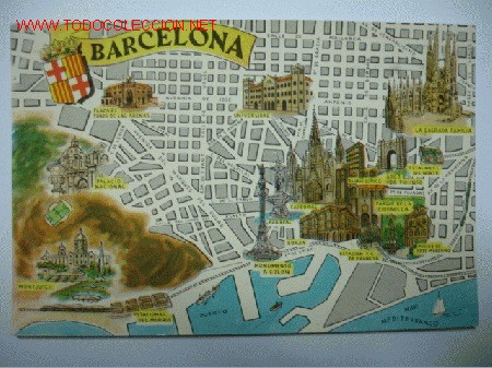 Postales: BARCELONA - Foto 1