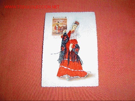 Postales: Bonita Postal Bordada. - Foto 1