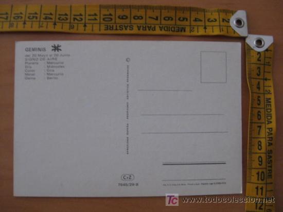 Postales: POSTAL HOROSCOPO DE GEMINIS - Foto 2