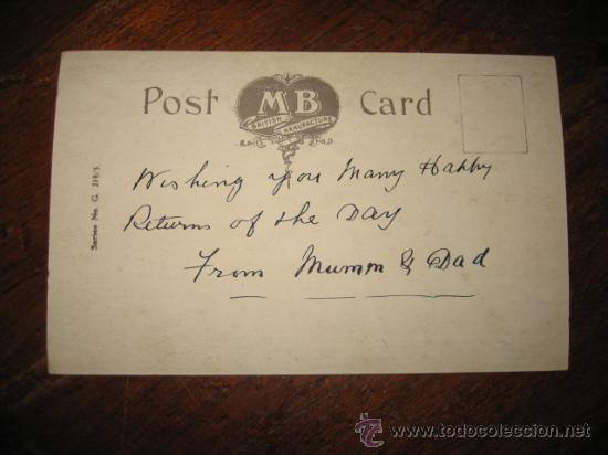 Postales: SINCERE BIRTHDAY GREETINGS - Foto 2