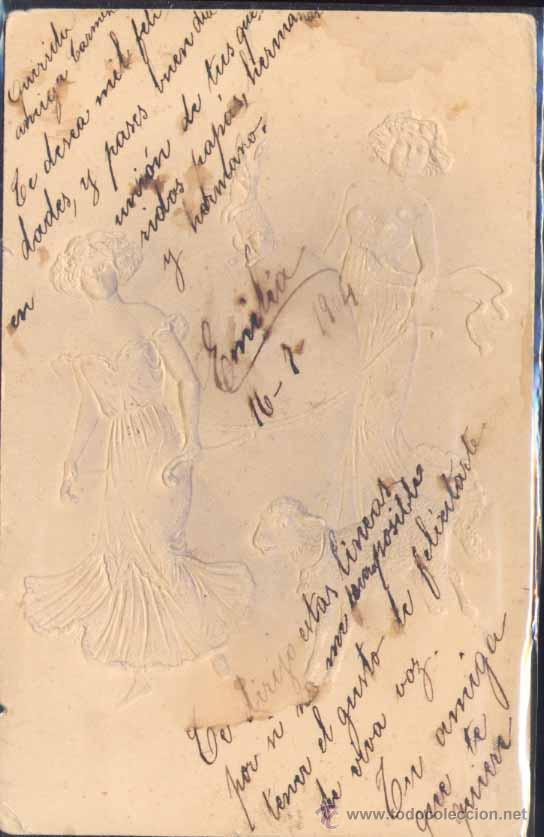 Postales: POSTAL EN RELIEVE.-CIRCULADA - Foto 1