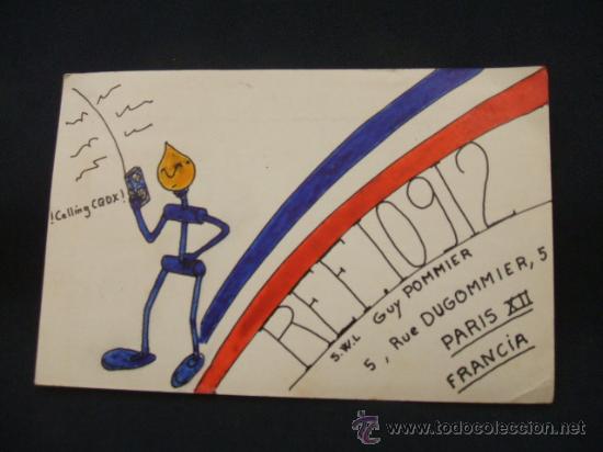 Postales: RADIOAFICIONADO - PARIS - FRANCIA - - Foto 1