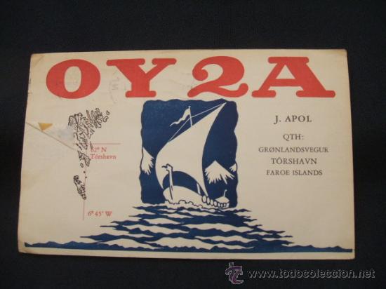 Postales: RADIOAFICIONADO - ISLAS FEROE - - Foto 1