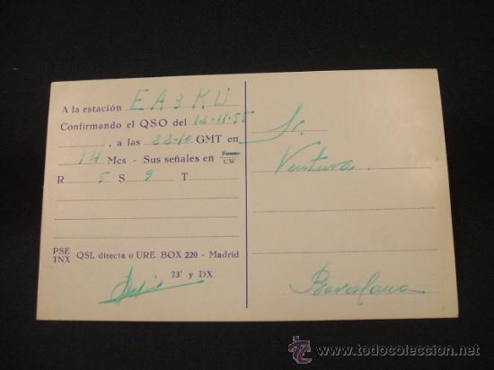 Postales: RADIOAFICIONADO - BARCELONA - - Foto 2