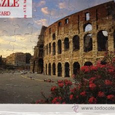 Postales: INTERESANTE PUZLE TAMAÑO POSTAL COMPLETAMENTE NUEVO MUY ORIGINAL ROMA. Lote 27497514