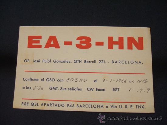 Postales: RADIOAFICIONADO - BARCELONA - - Foto 1