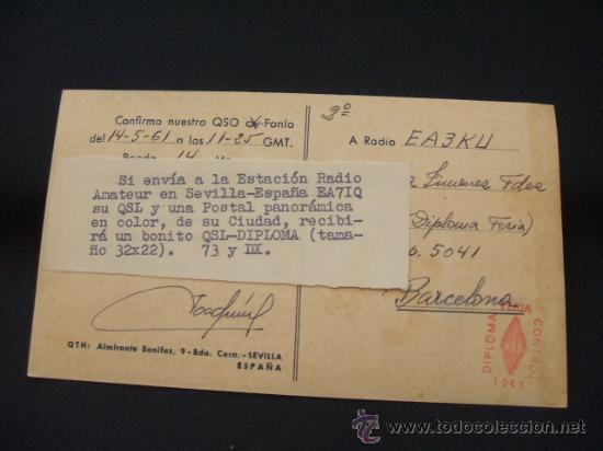 Postales: RADIOAFICIONADO - SEVILLA - - Foto 2