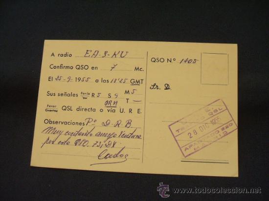 Postales: RADIOAFICIONADO - VALENCIA - - Foto 2