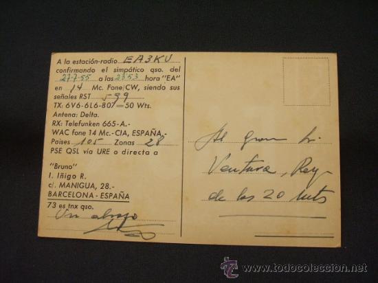 Postales: RADIOAFICIONADO - BARCELONA  - - Foto 2