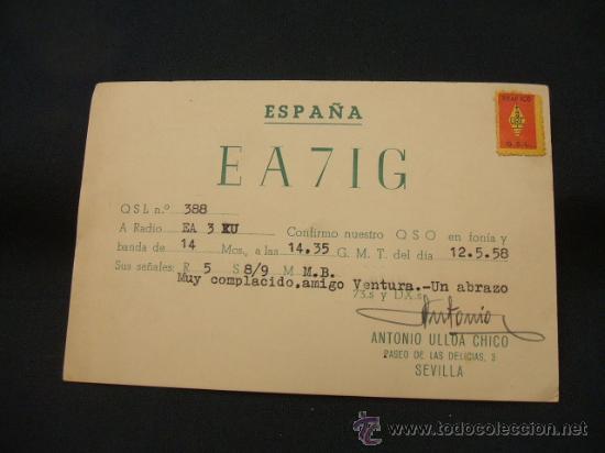 Postales: RADIOAFICIONADO - SEVILLA - - Foto 1