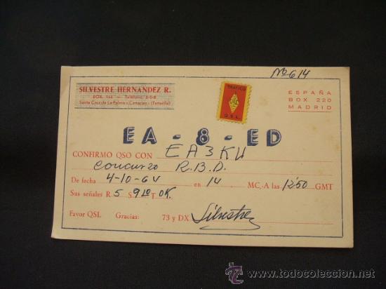 Postales: RADIOAFICIONADO - CANARIAS - - Foto 1