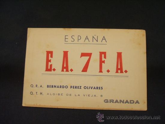 Postales: RADIOAFICIONADO - GRANADA - - Foto 1