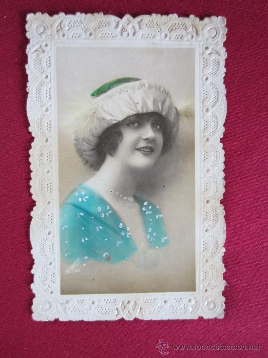 Postales: POSTAL ROMANTICA TROQUELADA - Foto 1
