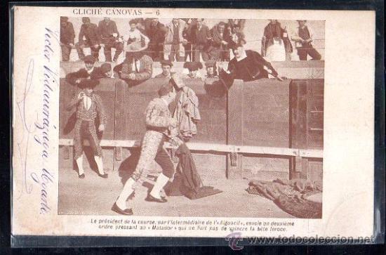 Postales: TOROS. CLICHE CANOVAS NUMERO 6 - Foto 1