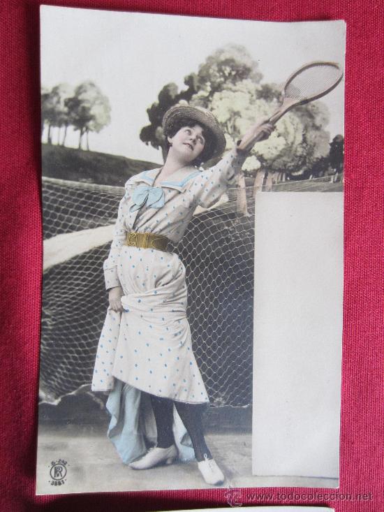 Postales: JUGANDO A TENIS - Foto 1