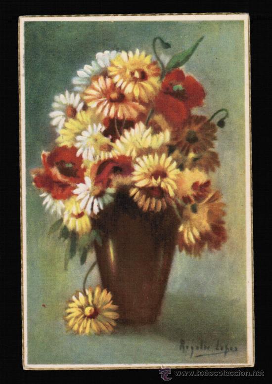 Postales: POSTAL SERIE FLORES - Foto 1