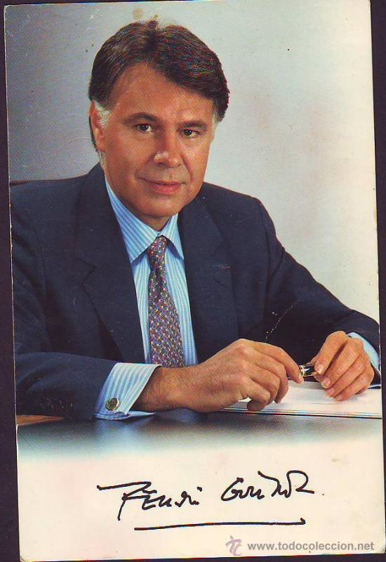 Postales: FELIPE GONZ&Aacute;LEZ - Foto 1