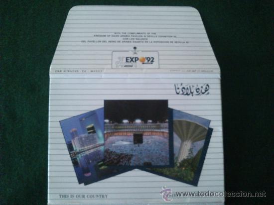 Postales: Sobre Con Postales Recuerdo Del Pabell&oacute;n Del Reino De Arabia Saudita En La Expo&acute;92, Sevilla.