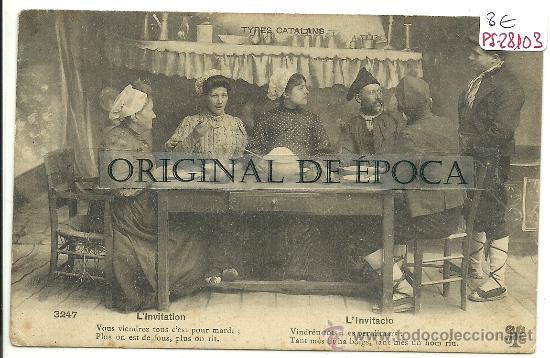 Postales: (PS-28103)POSTAL DE TIPOS CATALANES - Foto 1