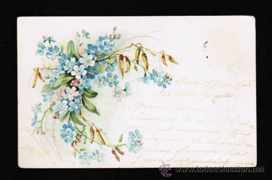 Postales: POSTAL TEMA FLORES - Foto 1