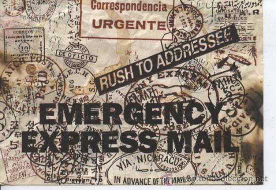 Postales: REPRESENTACION DE SELLOS . EMERGENCY EXPRESS MAIL - Foto 1