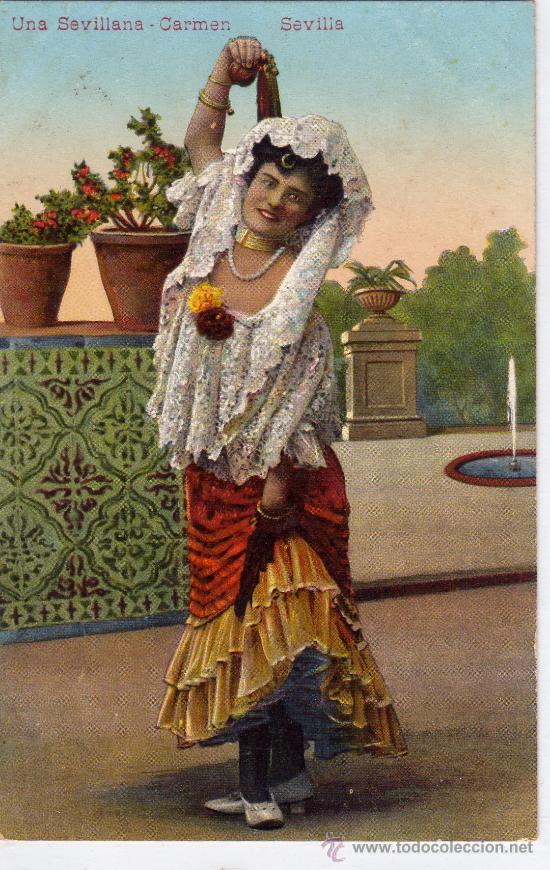Postales: Una sevillana - Foto 1