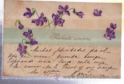 Postales: TARJETA POSTAL JARR&Oacute;N FLORES - Foto 1