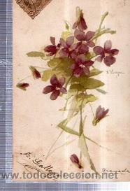 Postales: TARJETA POSTAL FLORES - Foto 1