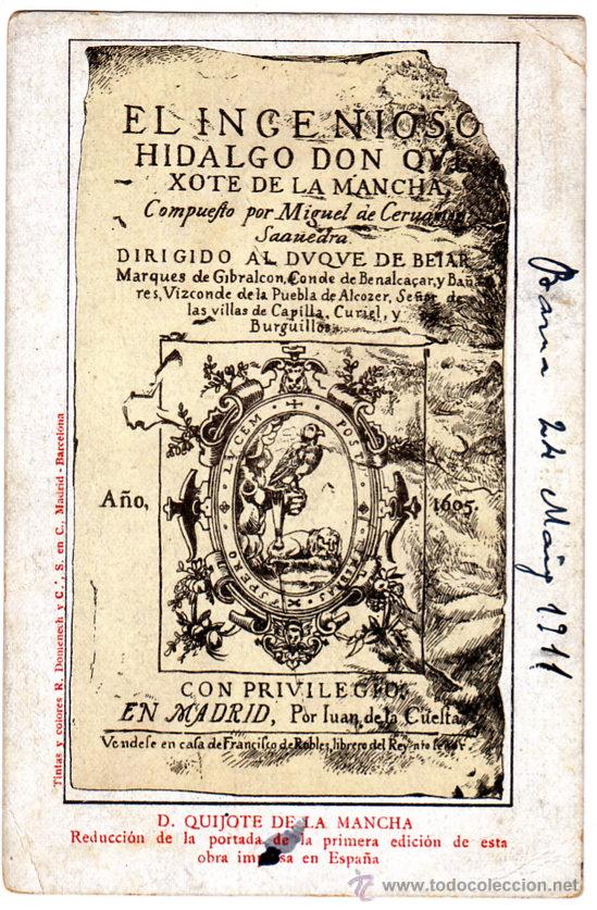 Postales: D. Quijote de La Mancha - Foto 1