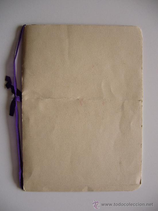 Postales: Postal de Felicitaci&oacute;n de Celuloide en forma de Libro. - Foto 4