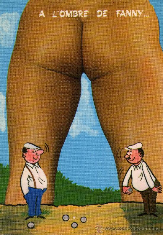 Postales: Postal humor&iacute;stica. - Foto 1