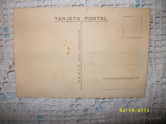 Postales: TORERO LUIS MIGUEL DOMINGUIN- POSTAL CON HILO - Foto 2