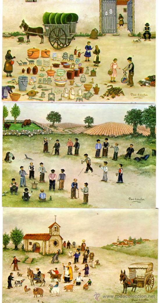 Postales: Castilla II. Puri S&aacute;nchez. - Foto 3