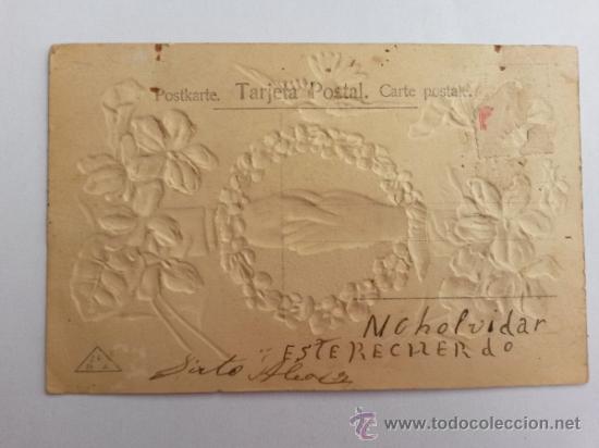 Postales: Postal a relieve - Foto 2