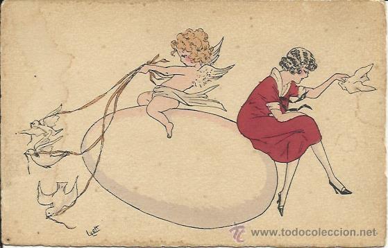 Postales: POSTAL ILUSTRADA 1910S. - Foto 1