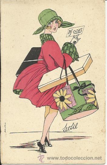 Postales: POSTAL ILUSTRADA 1910S. - Foto 1