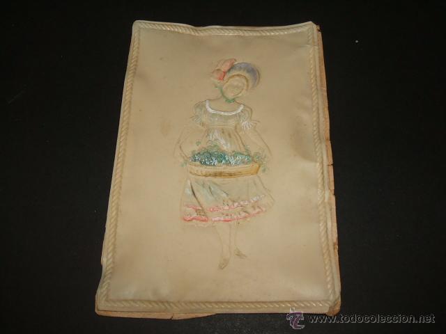 Postales: MUJER ELEGANTE POSTAL EN CELULOIDE Y RELIEVE - Foto 1