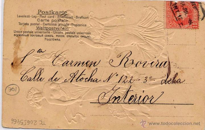 Postales: POSTAL EN RELIEVE.-CIRCULADA - Foto 2