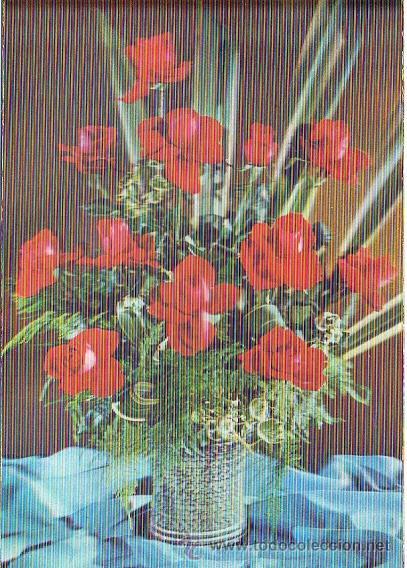 Postales: Rosas - Postal 3D . R-30 - Foto 1