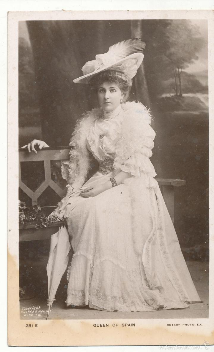 Postales: Queen of Spain. Postal. - Foto 1