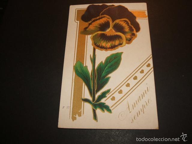Postales: FLORES POSTAL HACIA 1910 - Foto 1