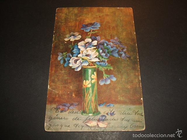 Postales: FLORES POSTAL HACIA 1910 - Foto 1