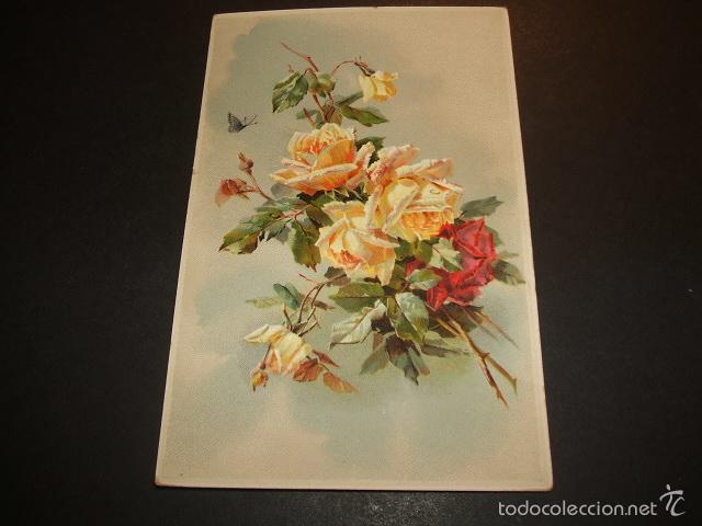 Postales: FLORES POSTAL HACIA 1910 - Foto 1