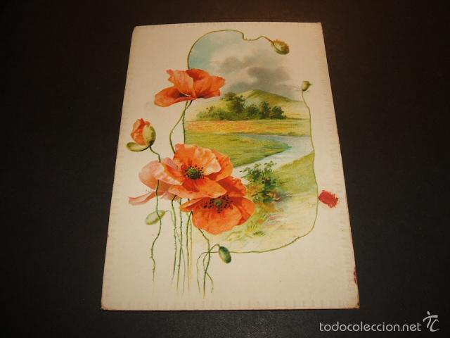 Postales: FLORES POSTAL HACIA 1910 - Foto 1