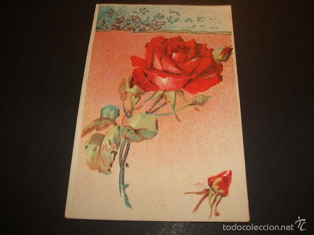 Postales: ROSA POSTAL EN RELIEVE 1906 - Foto 1
