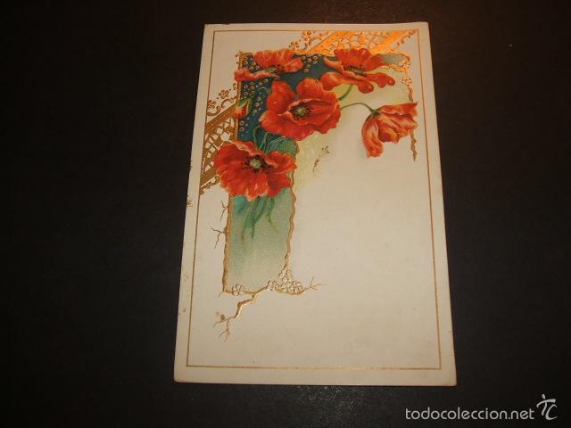 Postales: FLORES POSTAL EN RELIEVE 1905 - Foto 1