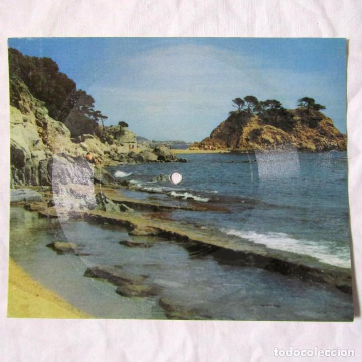 Postales: Tarjeta postal de la Costa brava con disco - Foto 1