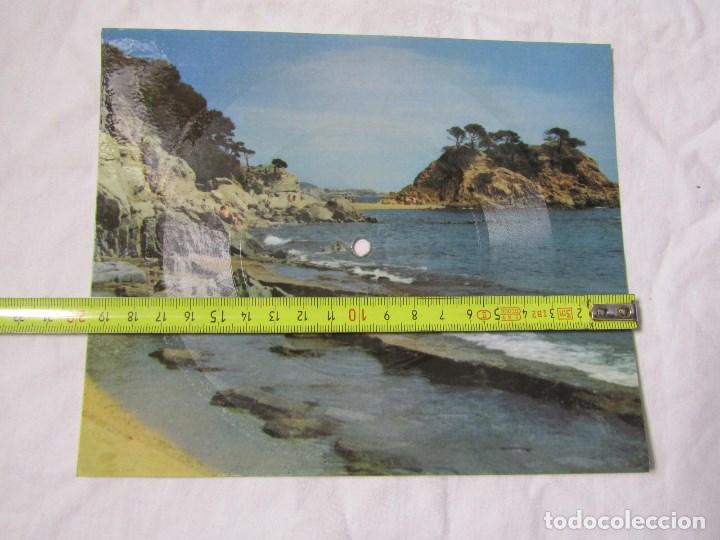 Postales: Tarjeta postal de la Costa brava con disco - Foto 3