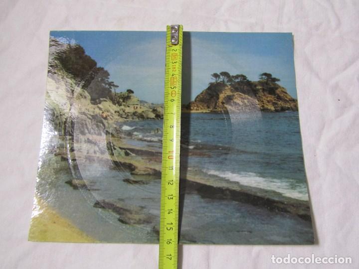 Postales: Tarjeta postal de la Costa brava con disco - Foto 4