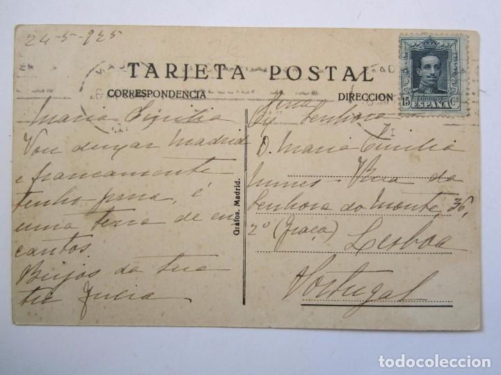 Postales: TARJETA POSTAL MADRID-LISBOA 1925 - Foto 2